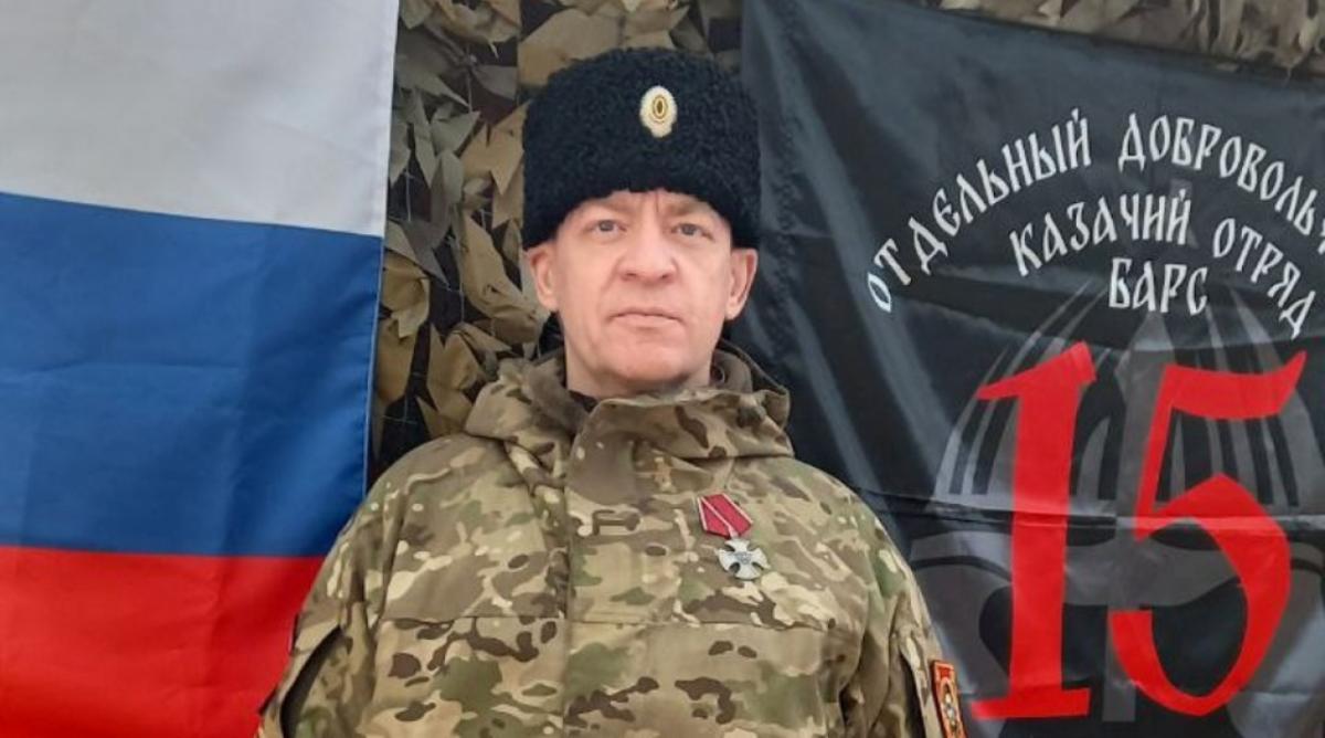 Саратовского атамана наградили орденом Мужества и медалью «За отвагу»