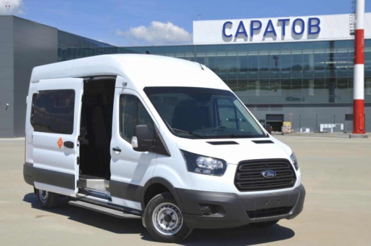 В аэропорт «Гагарин» поступил микроавтобус для пассажиров из ВИП-зала