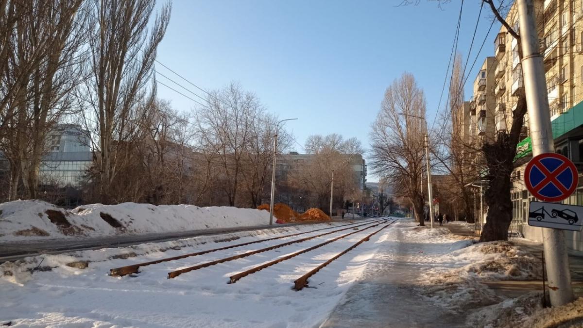 В Саратове работы по реконструкции трамвая №9 возобновят весной