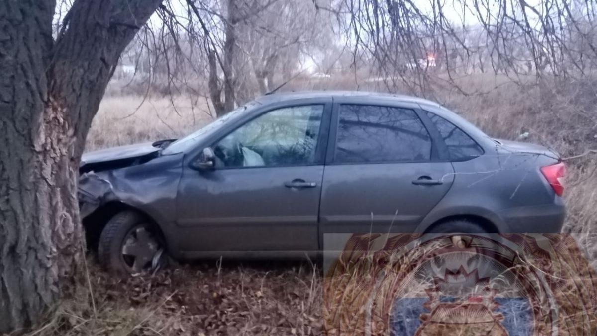 Под Саратовом «Лада» с детьми врезалась в дерево