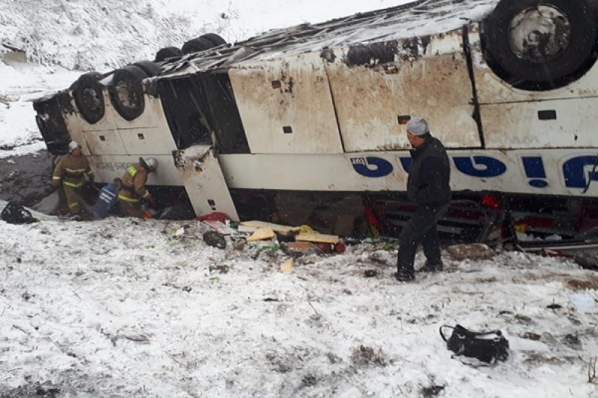 В ДТП с участием автобуса Москва – Саратов погибли 3 пассажира, 15 пострадали