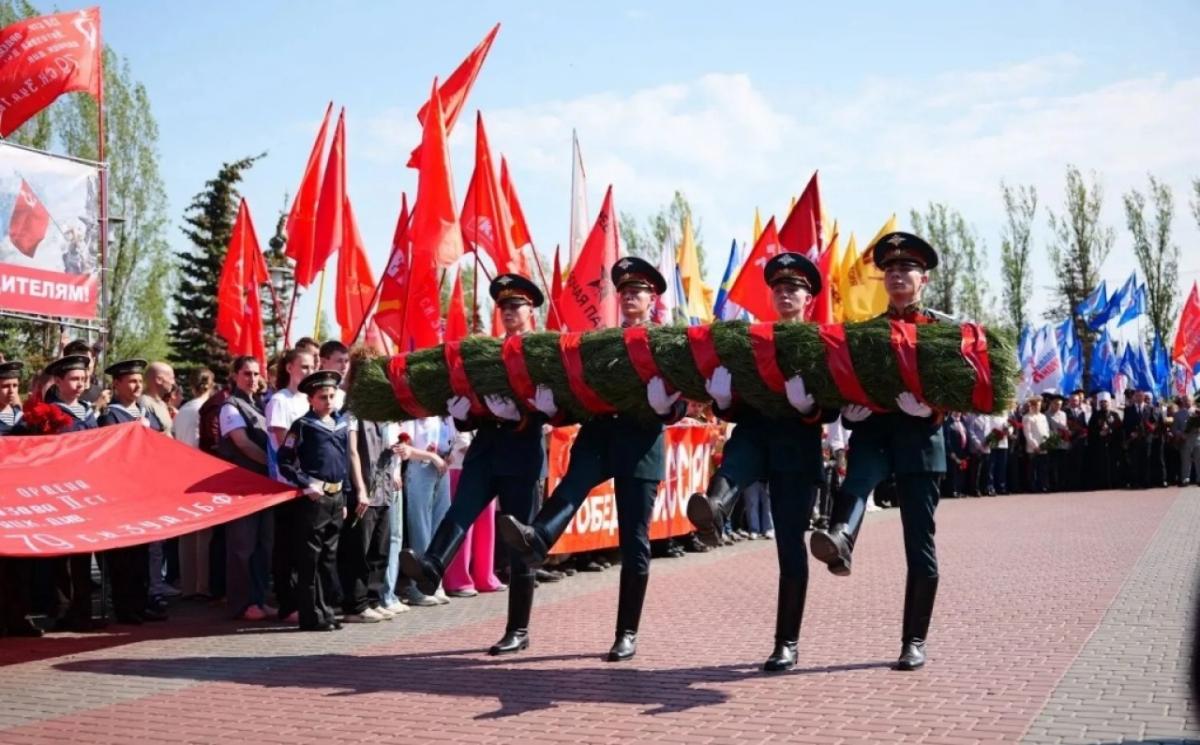 В Саратове прошли мероприятия в честь Победы в Великой Отечественной войне
