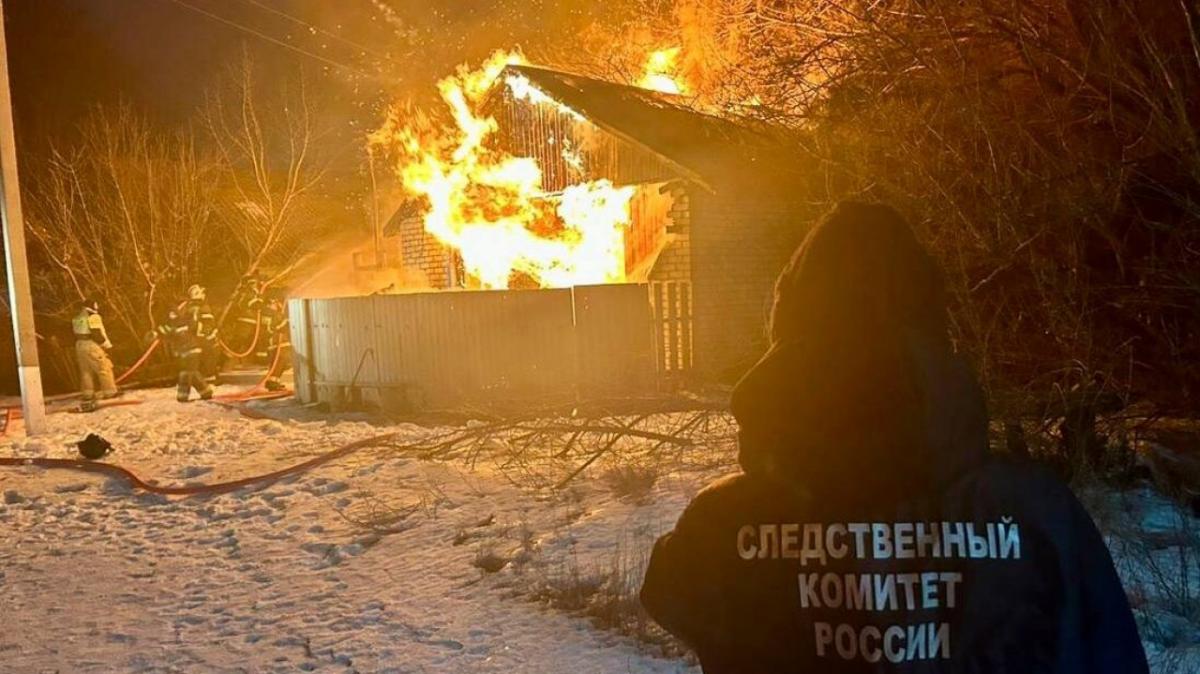 СК: под Саратовом на пожаре погиб 84-летний хозяин дома