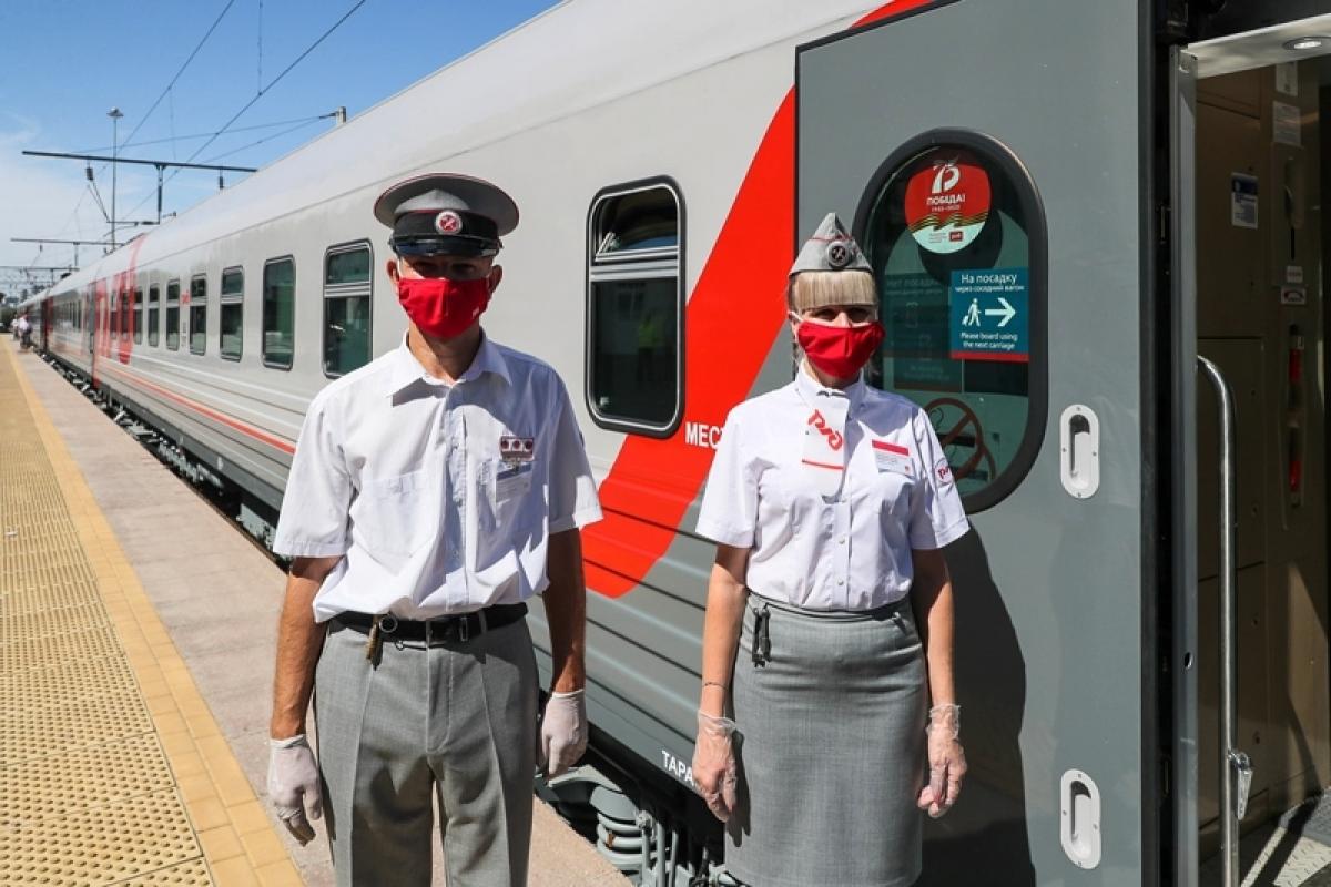 Поезд Москва-Саратов-Балаково оснастили новыми вагонами с душевыми кабинами