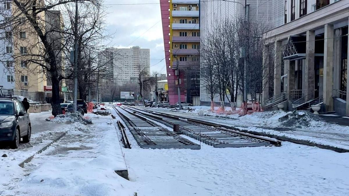 Названы причины срыва реконструкции трамвайного маршрута №9 в Саратове