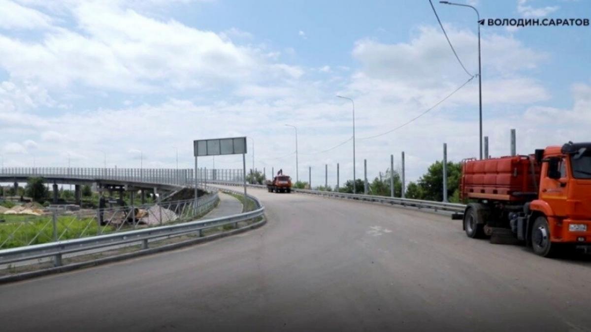 По путепроводу в Татищеве открыто рабочее движение транспорта