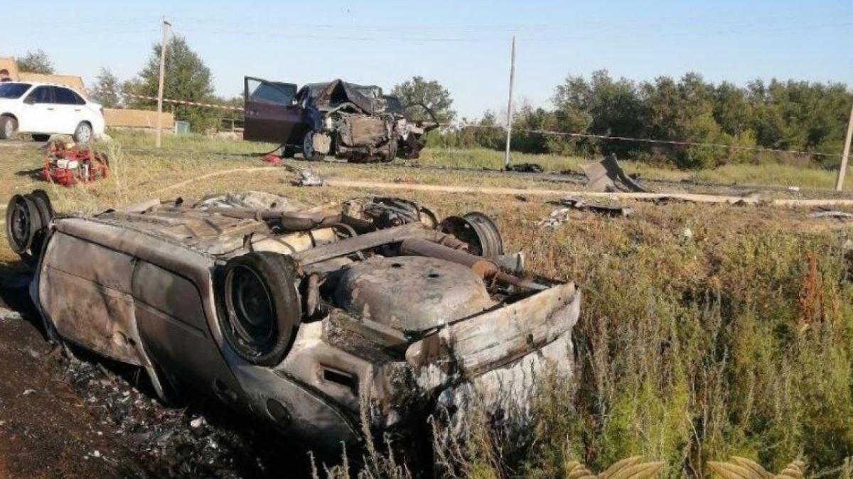 2 погибли и 3 пострадали в ДТП «Гранты» и Hyundai под Саратовом