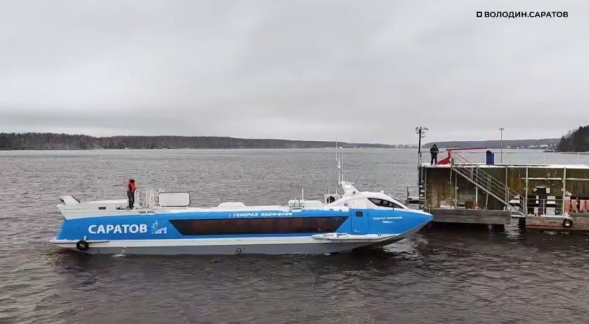 Скоростной флот Саратовской области пополнился новым «Валдаем»