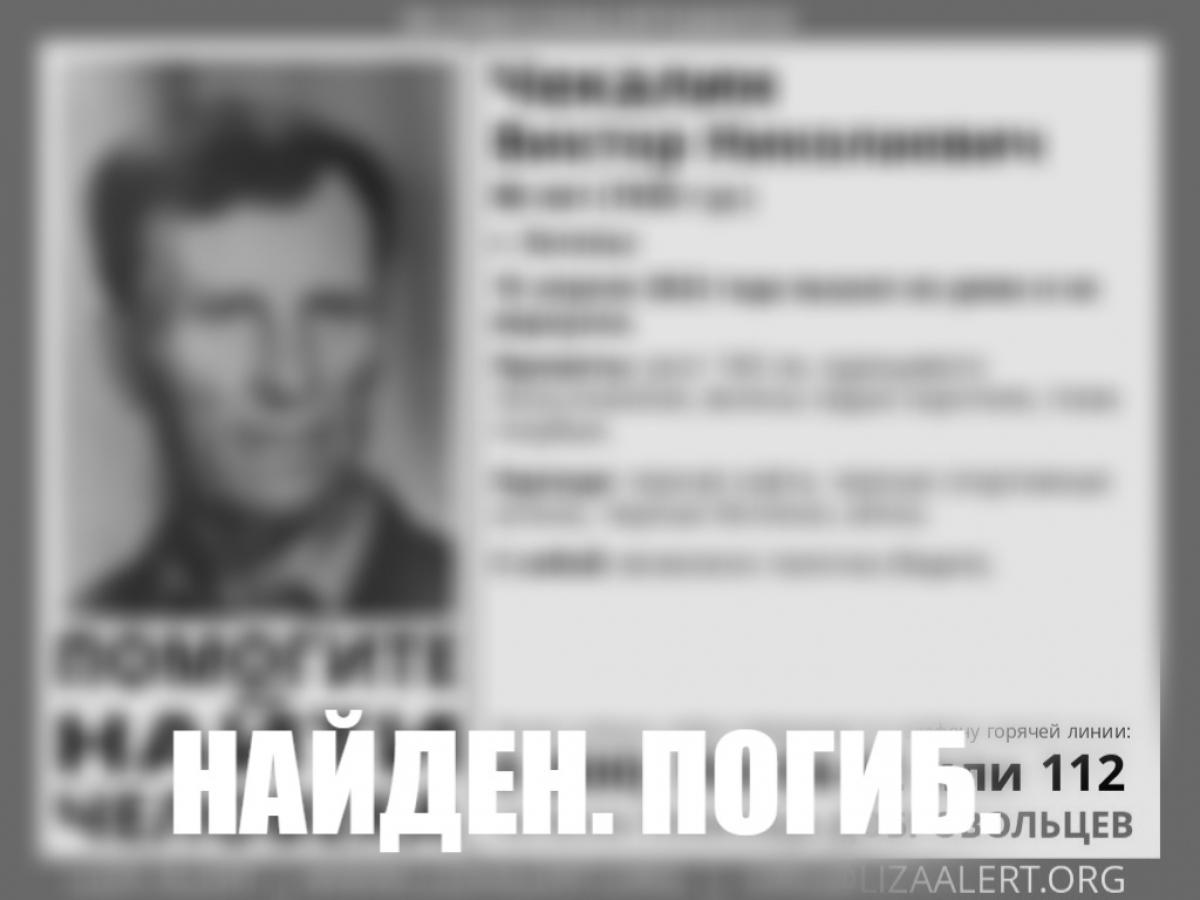 Прекращены поиски голубоглазого покровчанина в черной одежде