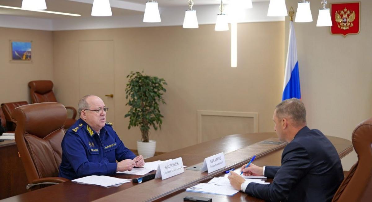 Бусаргин обсудил с главой Ростехнадзора вхождение в отопсезон