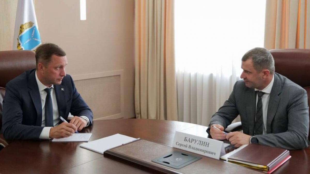 Губернатор Бусаргин встретился с новым главой Балаковского района