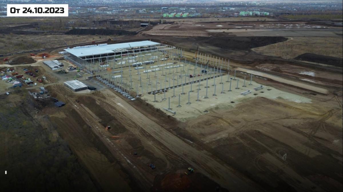 В Саратове строится павильон логистического центра Ozon