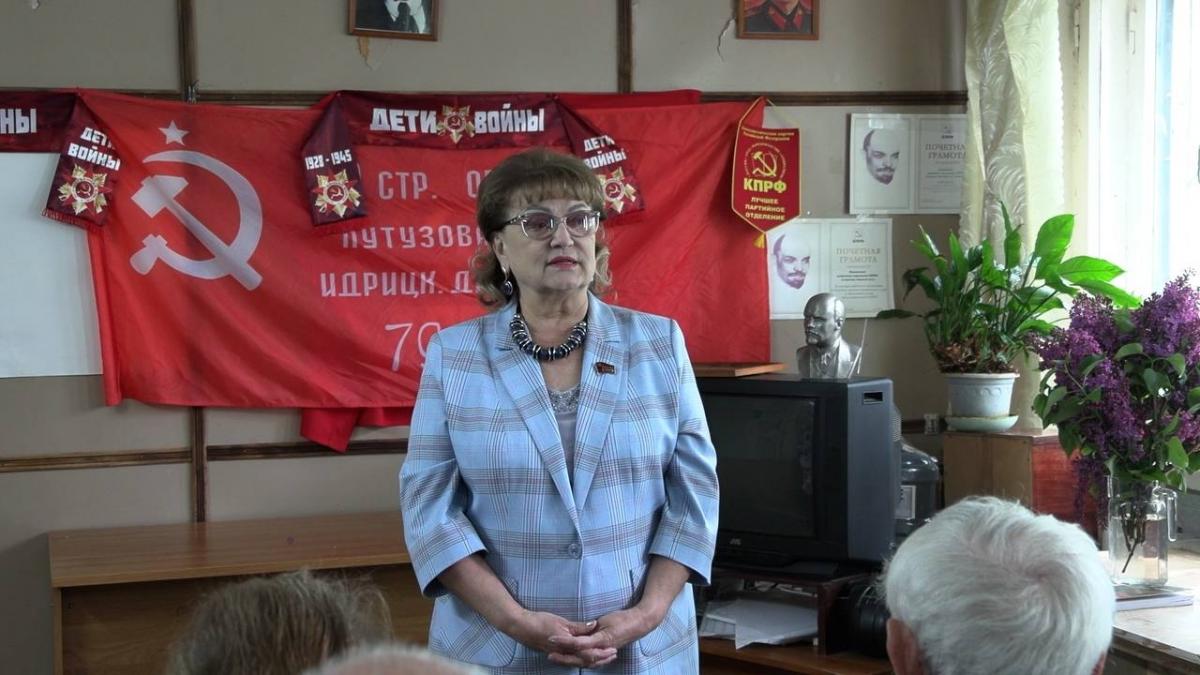 Алимова рассказала о встрече с «Детьми войны» Ленинского района Саратова