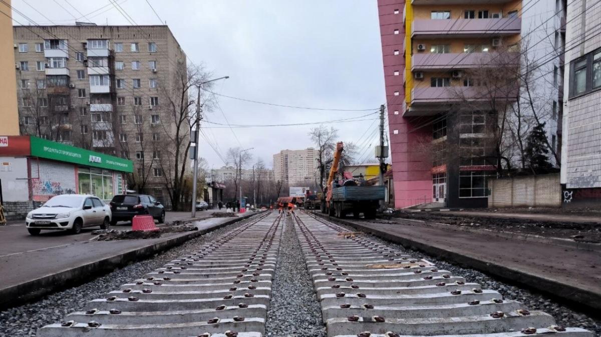 В Саратове возобновится реконструкция трамвайного маршрута №9 в мае 