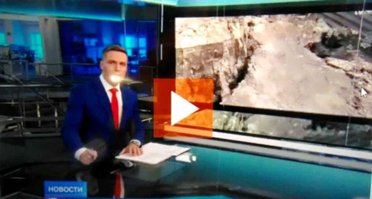 Последствия разрушительного оползня в Саратове показали на федеральном ТВ