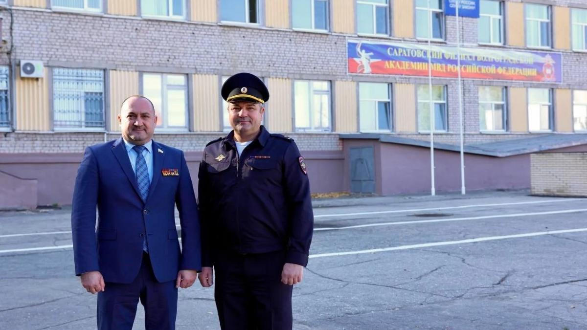Калинин встретился с руководством Саратовского филиала Академии МВД России