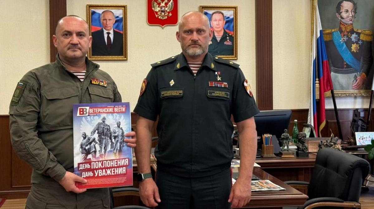 Калинин провел рабочую встречу с главой института Росгвардии Белоглазовым