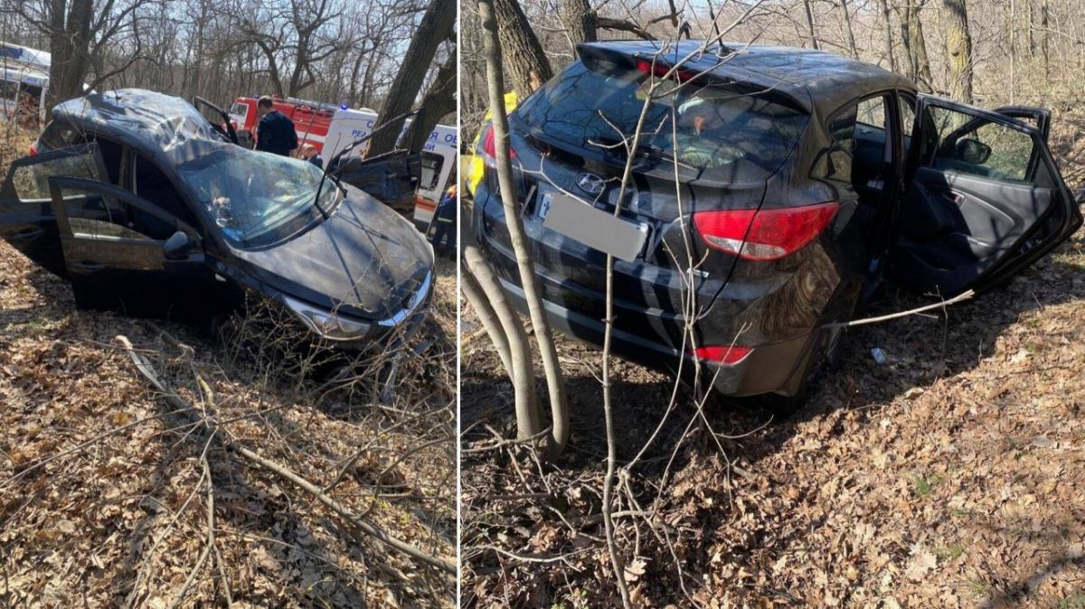 На Кумысной поляне водитель иномарки врезался в дерево и погиб