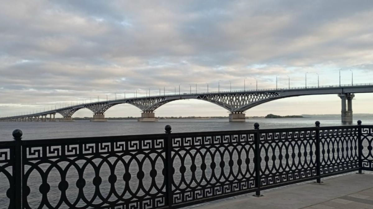 Рыбак поймал у моста Саратов-Энгельс гигантского сома и отпустил его в Волгу