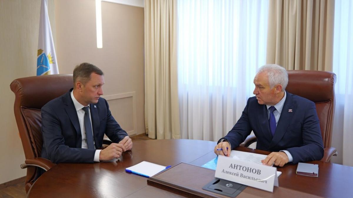 Бусаргин и Антонов обсудили интеграцию бойцов СВО в органы власти