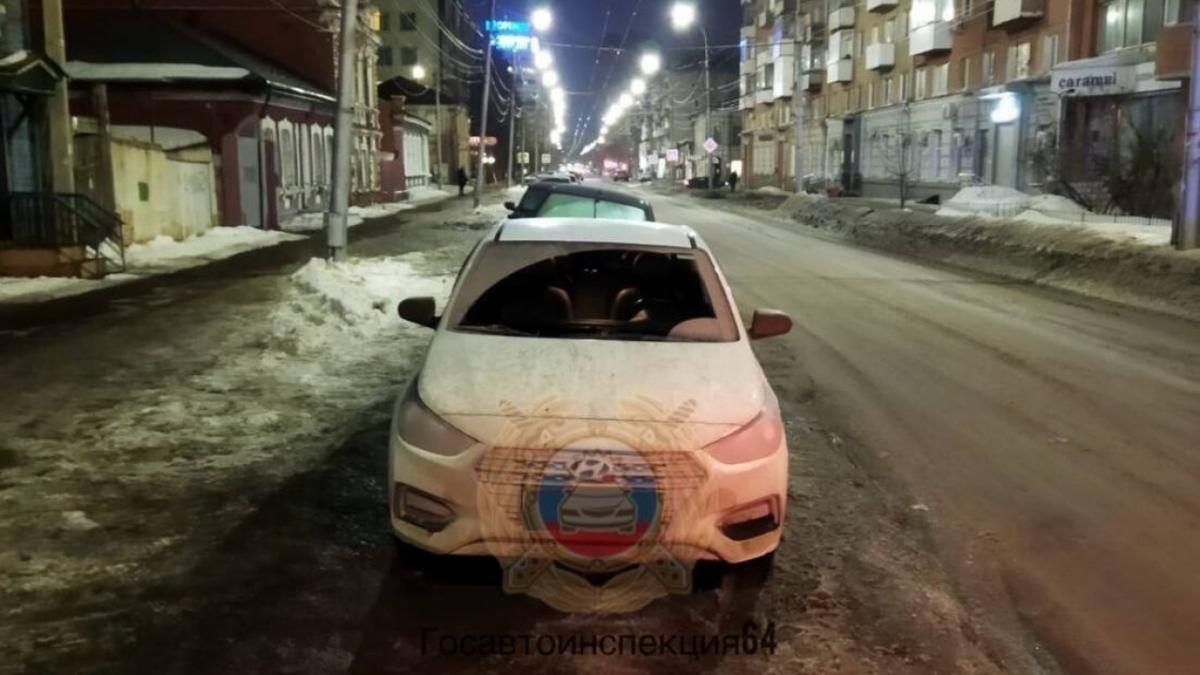 В центре Саратова водитель «Хендай» сбил пешехода