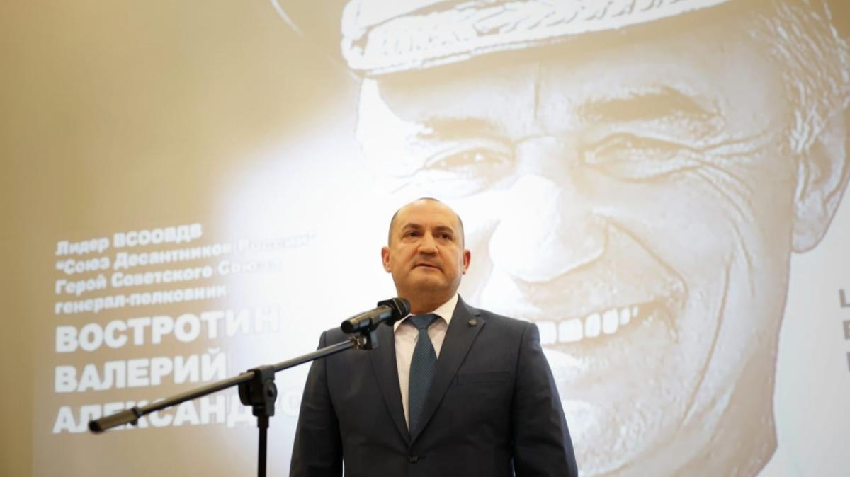 Калинин выступил на Дне Памяти Героя Советского Союза Востротина