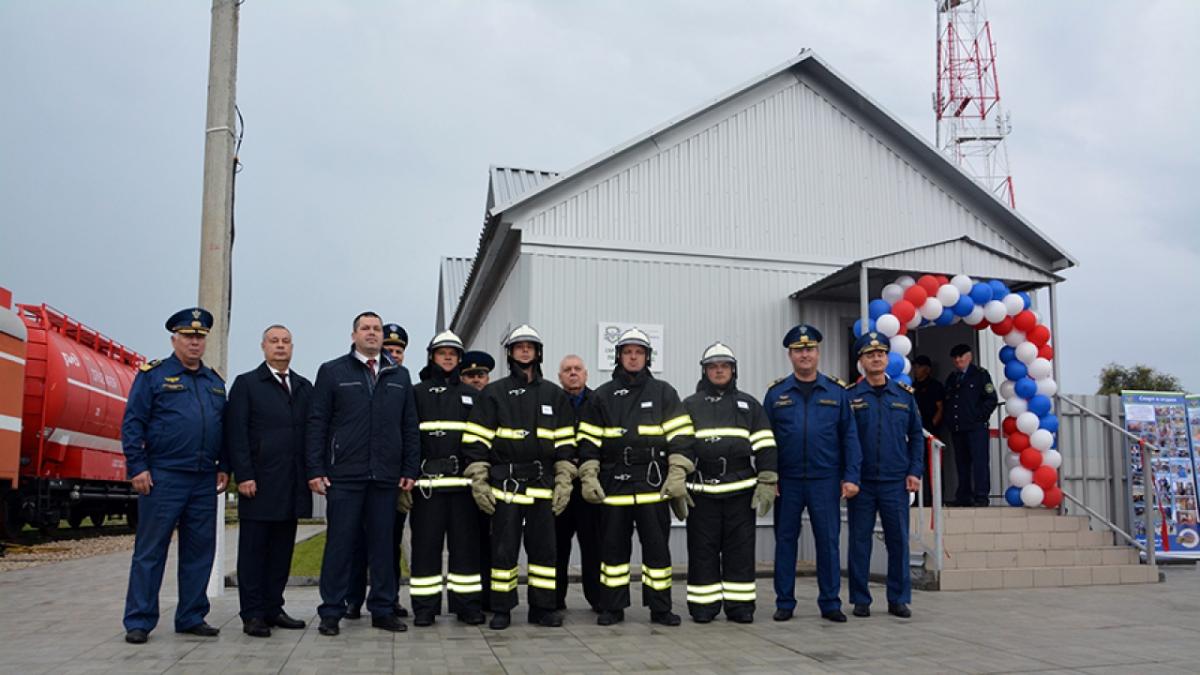 Новый пожарный модуль открыли на станции Красный Кут Приволжской магистрали