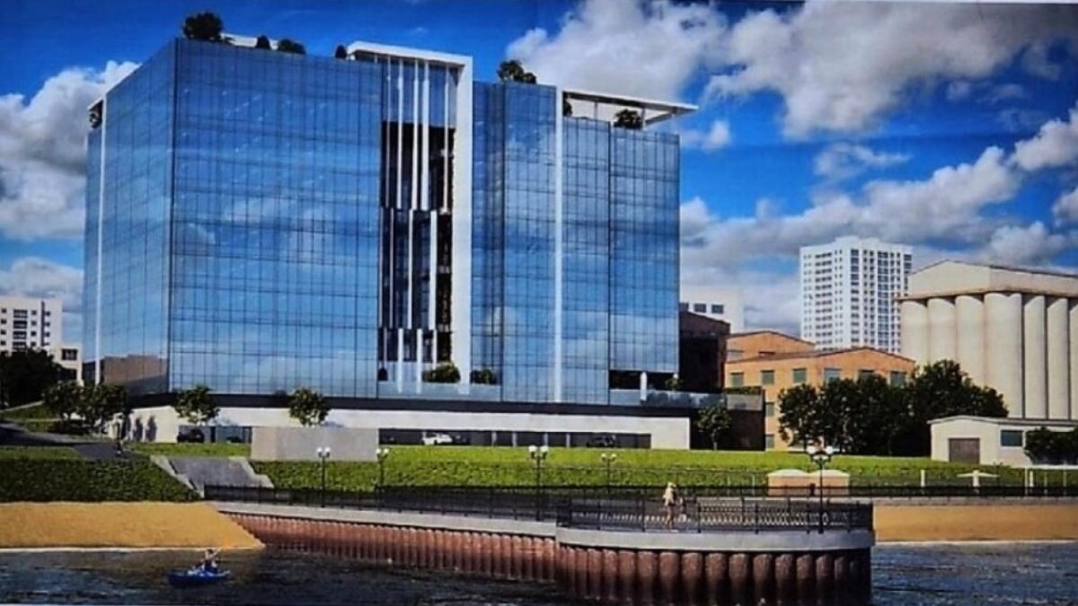 На набережной Саратова началось строительство 12-этажного офисного центра