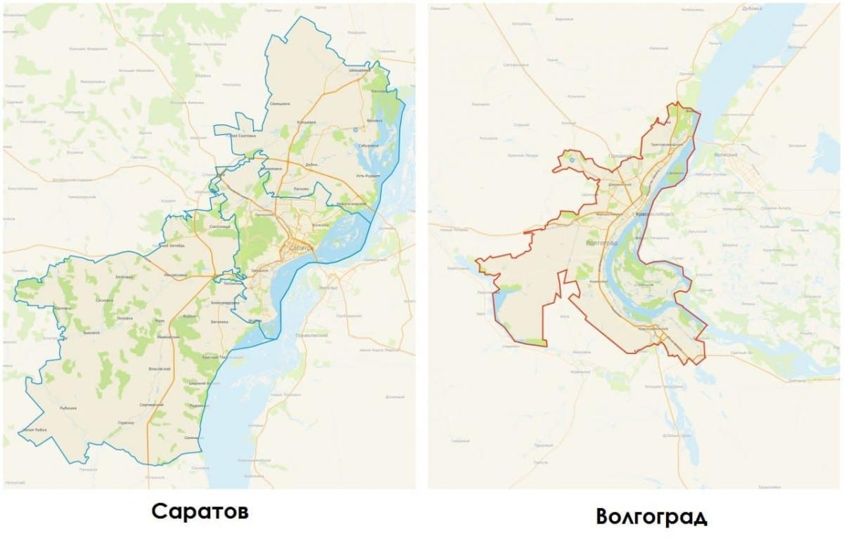С 1 января 2022 года береговая линия Саратова превысит 100 км