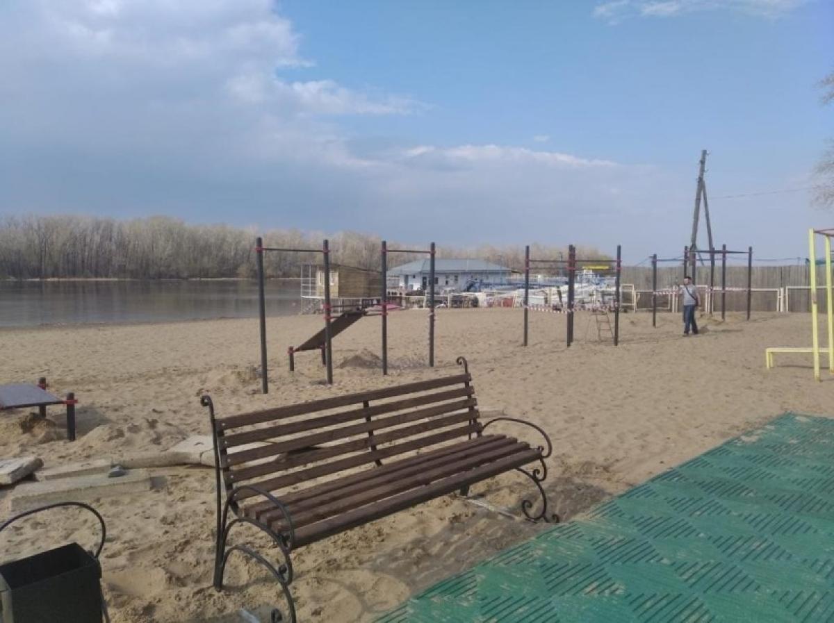 Энгельсские власти сообщили, на что ушли 2,6 млн. рублей при благоустройстве городского пляжа