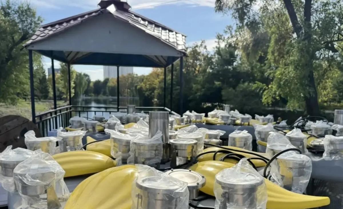 В Городском парке Саратова плавающий фонтан с подсветкой откроют в октябре