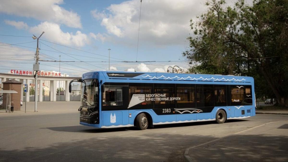 В Саратове изменена схема движения троллейбусов с 1 августа