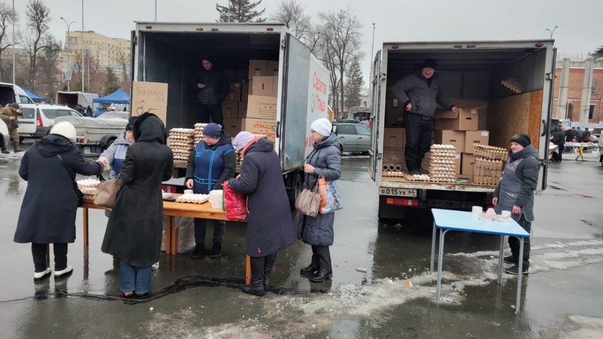 Саратовцы перестали выстраиваться в очереди за куриными яйцами