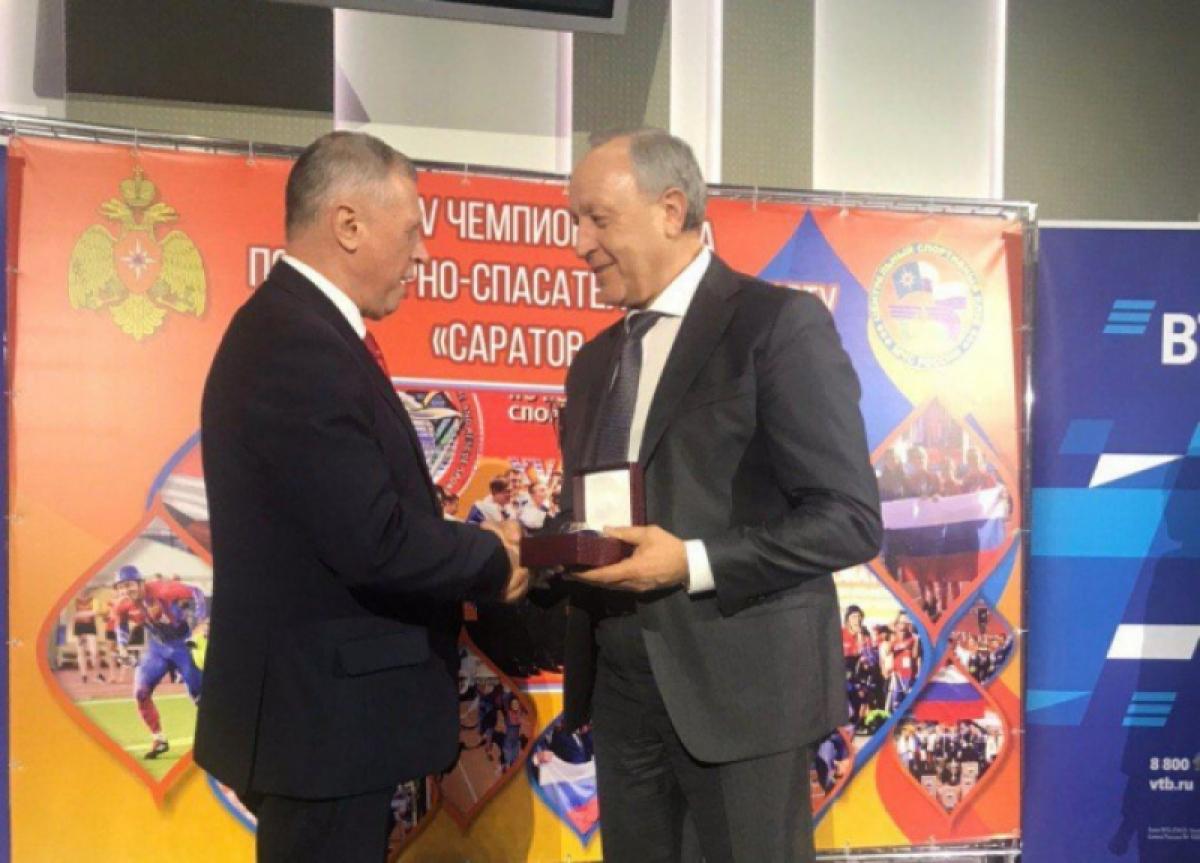 Радаева поблагодарили за чемпионат мира по пожарно-спасательному спорту