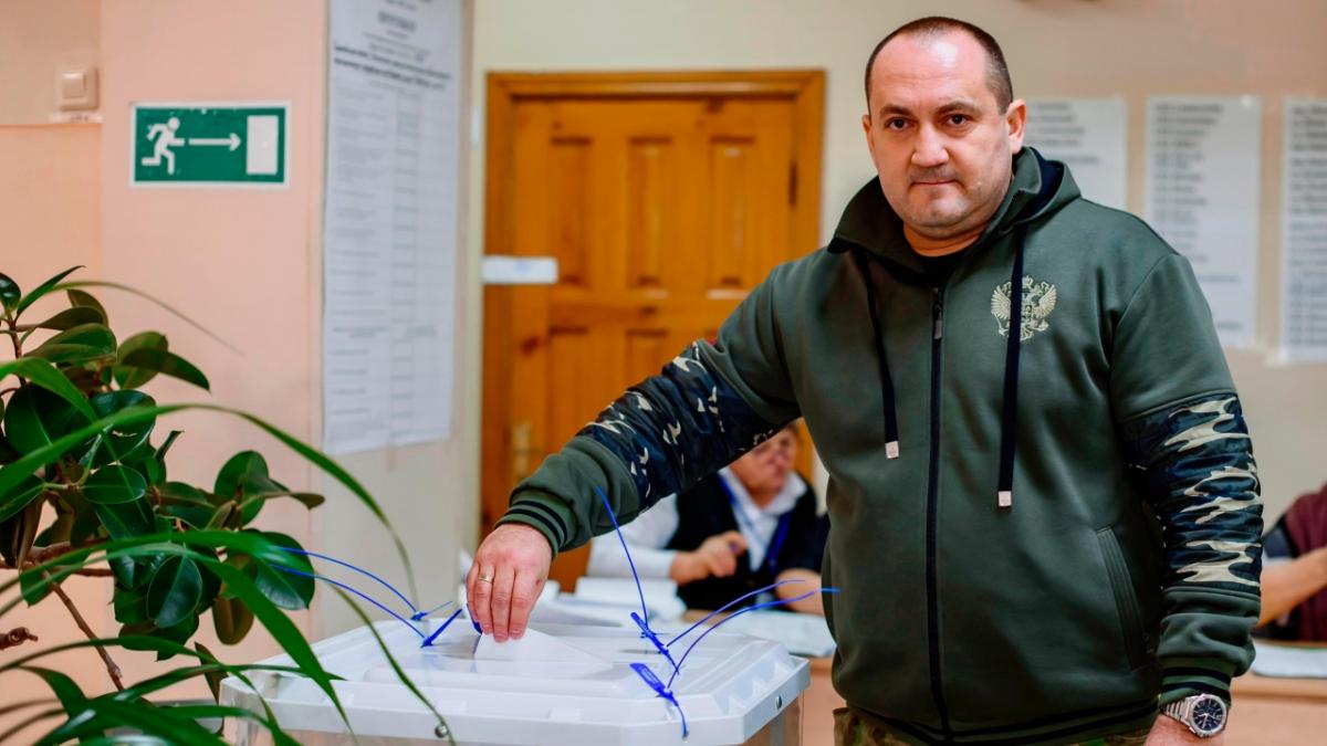 Вячеслав Калинин проголосовал на выборах Президента РФ