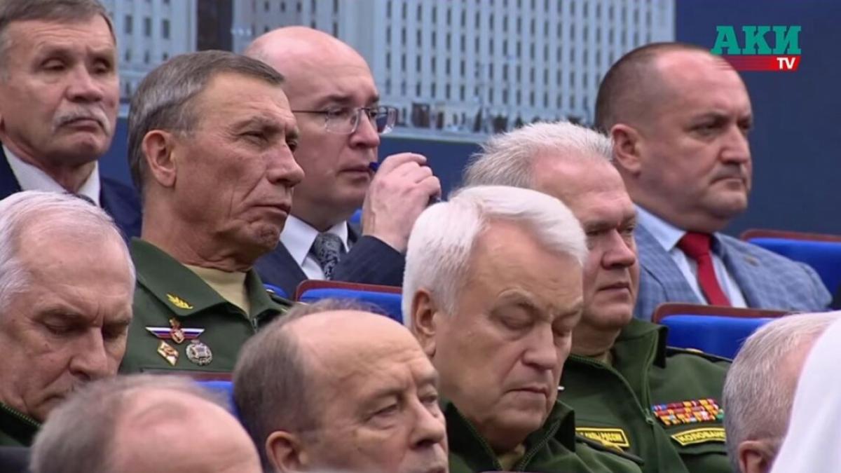 Калинин участвует в работе коллегии Минобороны РФ под председательством Путина