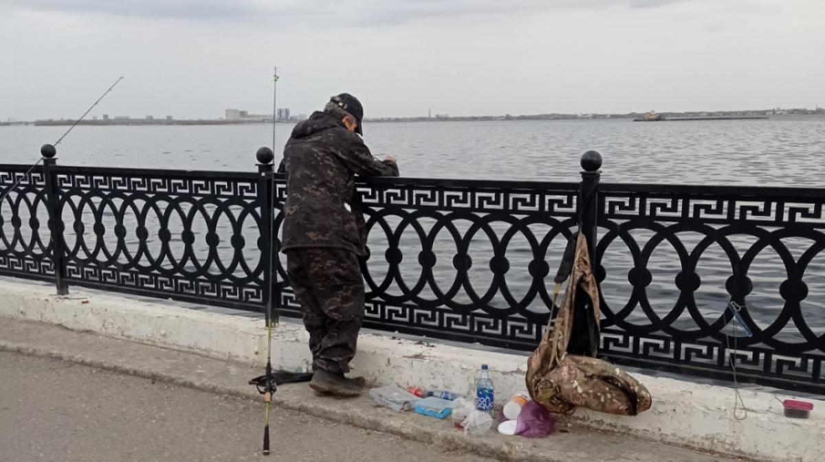 Весенний клев: саратовские рыбаки активно ловят сорогу и густеру на набережной
