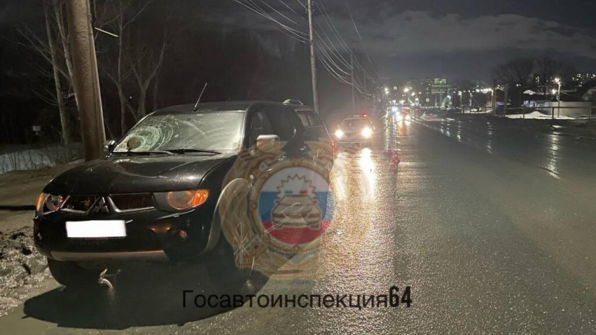 В Саратове иномарка сбила пешехода на Московском шоссе