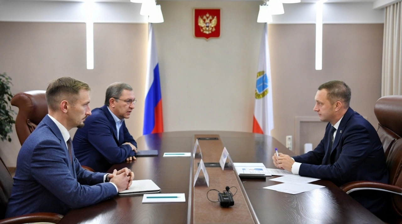 Новый управляющий Саратовским отделением Сбера встретился с губернатором Романом Бусаргиным
