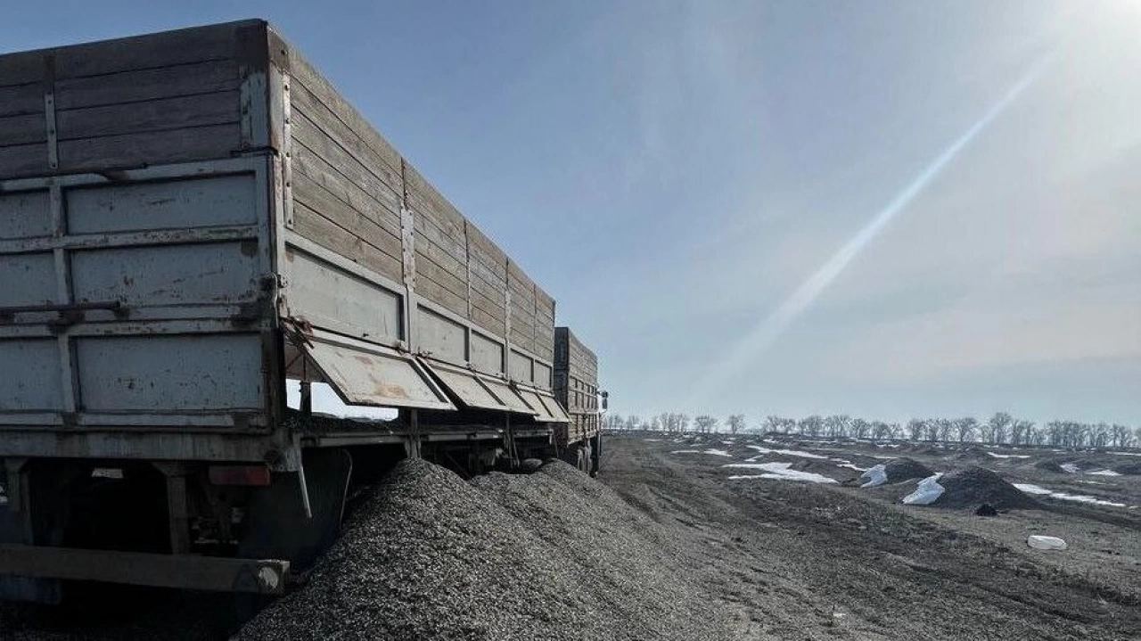 Под Саратовом сельские земли завалили шелухой от подсолнечника 
