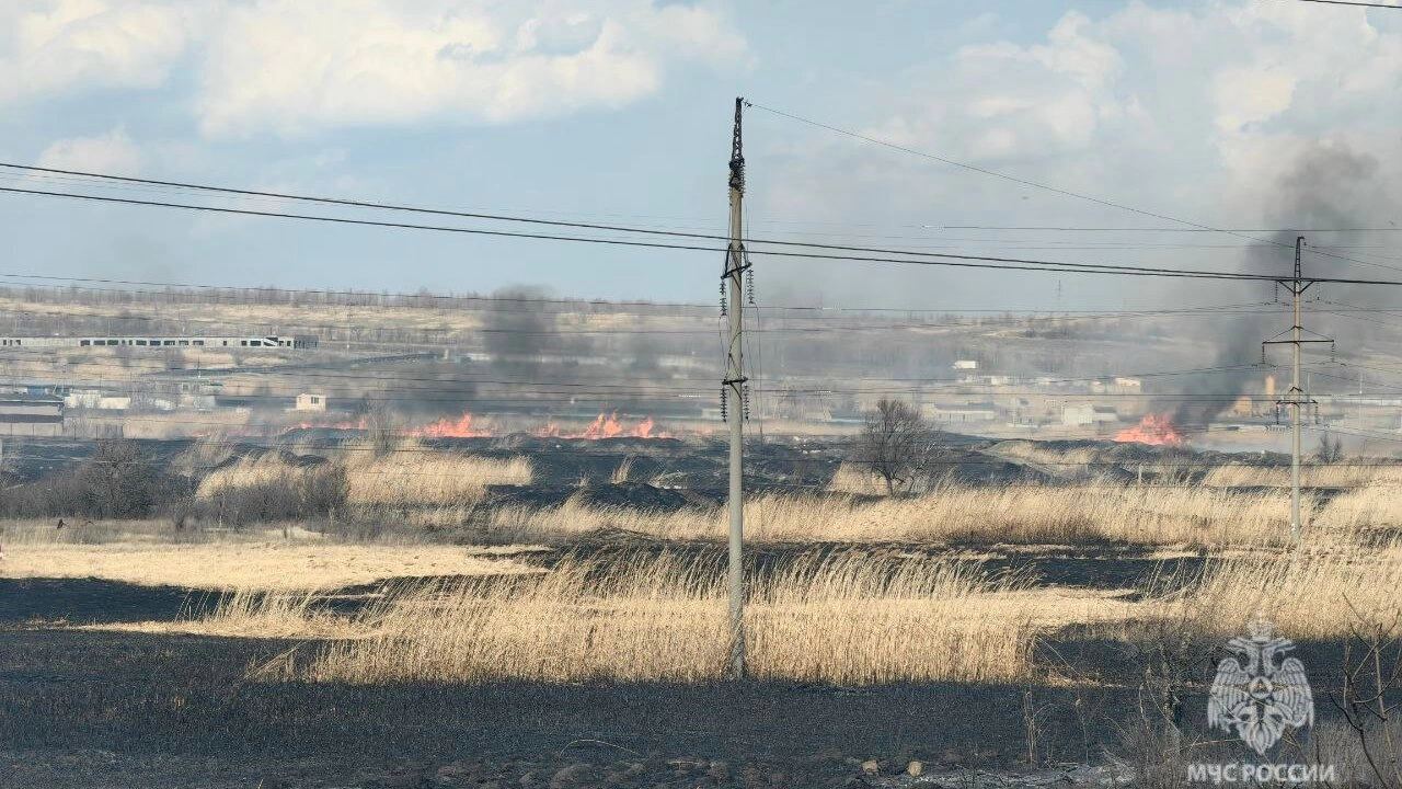 В Саратове снова загорелся камыш в День космонавтики