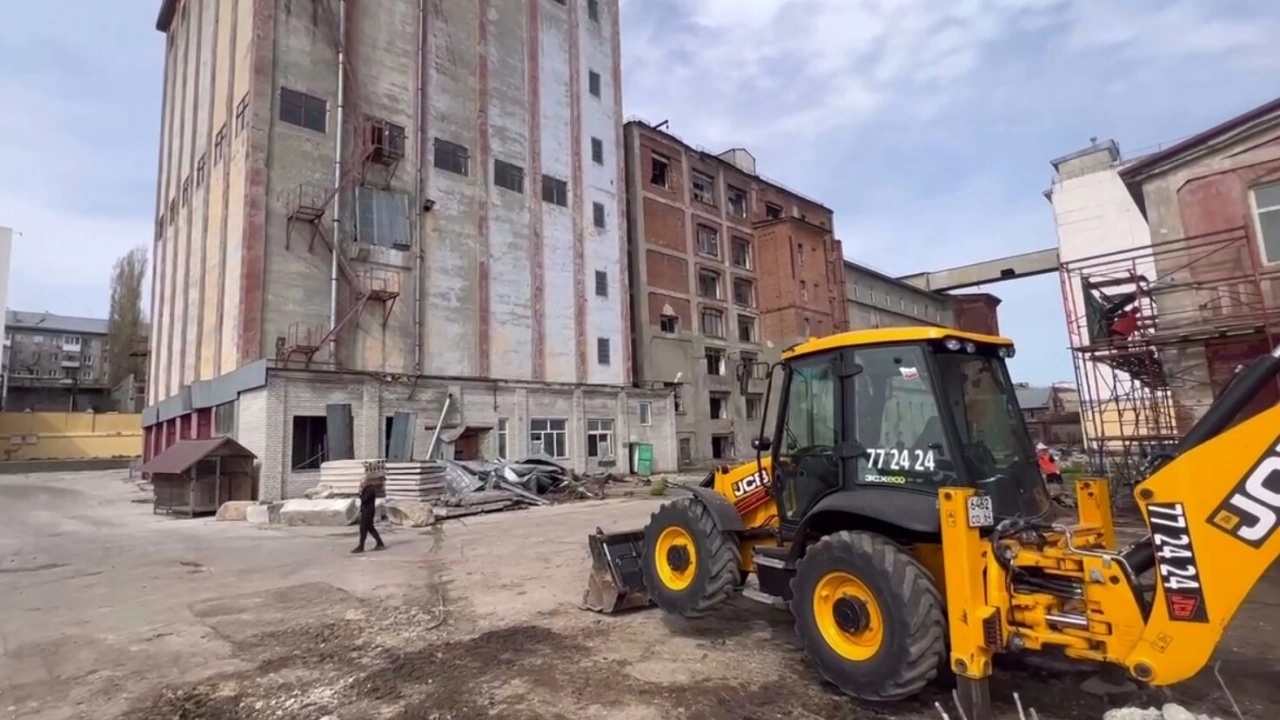 В Саратове на мукомольне Рейнеке продолжилась реконструкция