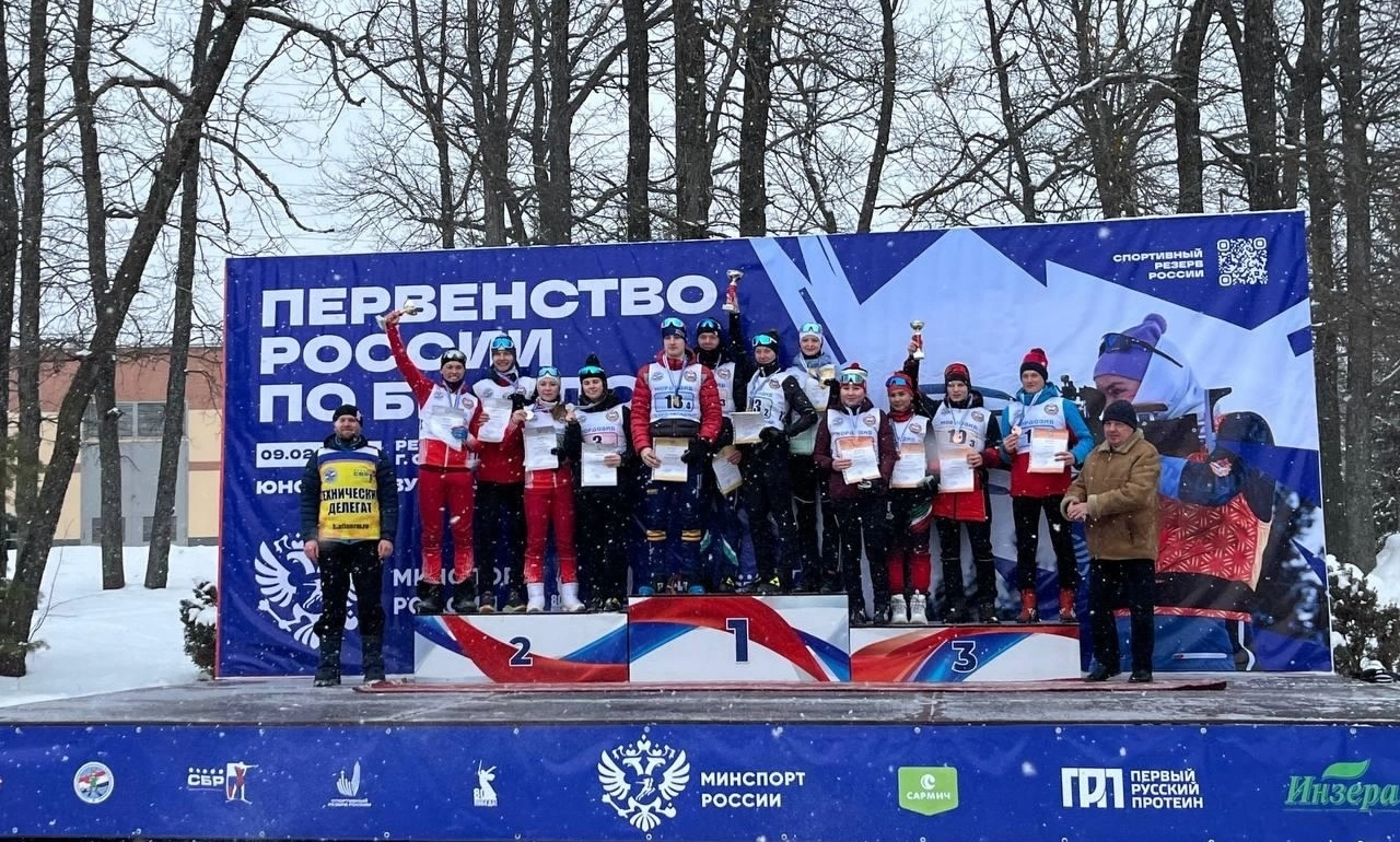 Саратовская команда завоевала серебро первенства России по биатлону