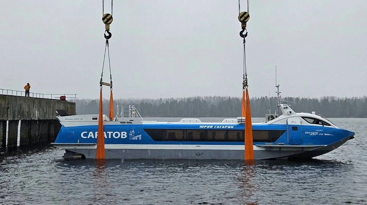 Новое судно «Саратов – Петр Столыпин» спустили на воду 